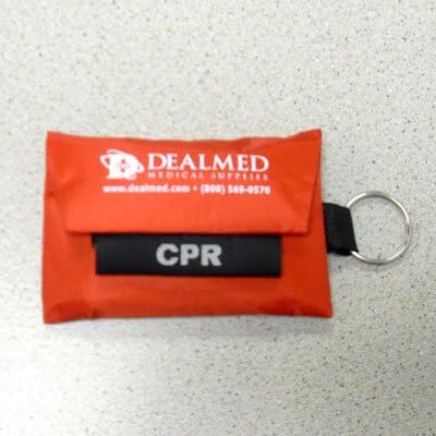 Dealmed CPR Barrier Keychain, Color May Vary