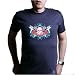 SKULL AND ROSES T-Shirt - 100% Fine Jersey Combed Cotton Unisex T-Shirt - Sweat Shop Free