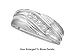 Mens White Gold Diamond Wedding Band