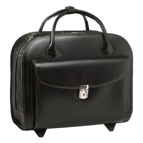McKleinUSA GRANVILLE 96145A Black Wheeled Ladies' Laptop Case