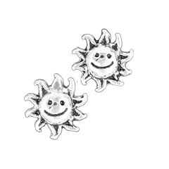 Ohrstecker Sonne Silber Ohrringe Schmuck
