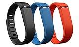 Fitbit Fitness-Tracker Flex Wireless mit zwei Gratis Armbändern