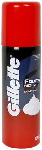 Gillette Foamy Shaving Cream, Regular - 2 oz