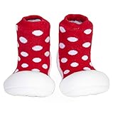 AD06-Red [ ポルカドット ] Attipas [ アティパス ] ベビーシューズ S(10.8cm)：6.レッド