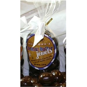 Hammonds Holiday Candy Gift Peanut Butter Jewels Chocolate Covered Christmas Candy 8 Ounce... by Hammond