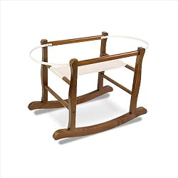 Jolly Jumper Deluxe Moses Basket Rocking Stand Espresso