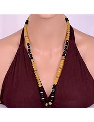Sterling Silver Diamond Pave Gemstone Beads Necklace Fashion Jewelry