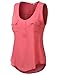 J.TOMSON Womens Sleeveless Blouse w/ Pockets