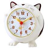 リズム工業｜玉ッコクラブ 玉ッコクラブ(ネコ) 合成音アラーム目覚時計 4REA16RH10
