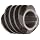 Martin WG12Q Worm, Quadruple Lead, 14.5° Pressure Angle, High Alloy Steel, Inch, 1.125" Face, 5/8" Bore Diameter, 1" Pitch Diameter