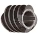 Martin WG12Q Worm, Quadruple Lead, 14.5° Pressure Angle, High Alloy Steel, Inch, 1.125" Face, 5/8" Bore Diameter, 1" Pitch Diameter