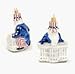 Slavic Treasures PAT085003 White House Santa