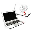 Victrola Design Skin Decal Sticker for Apple MacBook 13"" (Black or White Polycarbonate w/SEPARATE TRACKPAD)