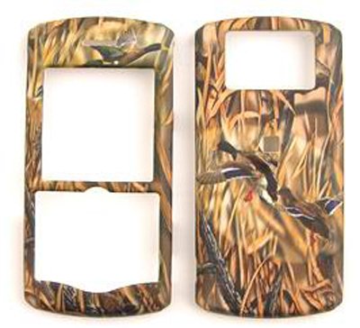 Blackberry Pearl 8100/8110/8120/8130 Camo Camouflage Hunter Series w/ Ducks Hard Case/Cover/Faceplate/Snap On/Housing/Protector