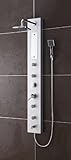 IMAGE OF Fresca Salerna PVC Silver Shower Massage Panel
