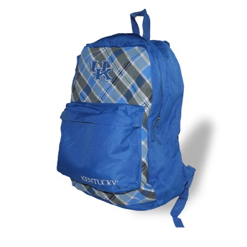 NCAA Kentucky Wildcats Sports & School Bag / Athletic Backpack with Embroidered Logo - Size: one size - Blue & Gray