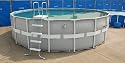 Intex 54452GS - Rahmenpool-Set "Ultra" circa 488 x 122 cm mit Pumpe