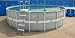 INTEX 16FT DIAMETER ULTRA FRAME POOL 48IN DEEP with 1500 gal filter pump