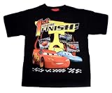 Disney Pixar Cars Movie T-Shirt Lightning Mc Queen Childrens Boys Shirt Size 4 (Great Gift Idea for Kids)