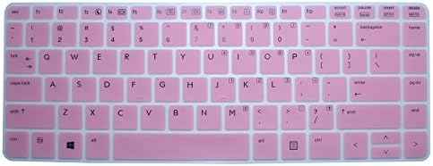 CaseBuy Soft Silicone Gel Keyboard Protector Skin Cover for HP ProBook 430 G1 G2, 440 G1 G2, 445 G1, 640 G1, 645 G1 US Version (Pink)