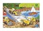Barney Backhoe Wooden Puzzle