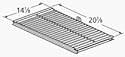 Stainless Steel Heat Plate for Ducane Grills