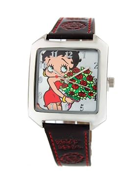 Betty Boop Womes Leather Strap Watch #BB-W344A