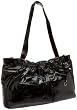 Latico Patent Crunch Ruched E/W Tote