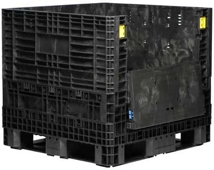 Triple Diamond HDPE Collapsible Bulk Foam Container 48 x 45 x 42