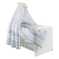 Schardt 13 402 1/703 - Bettset 4-teilig Space ( 2-teilige Bettw�sche, Himmel und Nestchen)