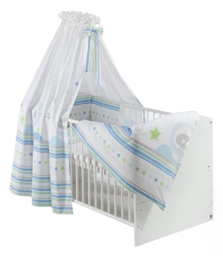 Schardt 13 402 1/703 - Bettset 4-teilig Space ( 2-teilige Bettw&auml;sche, Himmel und Nestchen) Preisvergleich