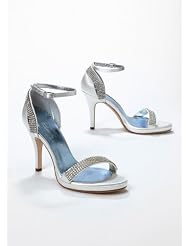 David's Bridal Sparkling High Heel Bridal Sandal Style Fantastic Bridal &... by David's Bridal