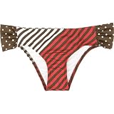 RAISINS Back It Up Womens Swimsuit Bottom - Red
