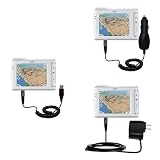 Deluxe Kit for the Mio Technology DigiWalker C310x includes a USB cable with Car and Wall Charger - Gomadic Brand w/ TipExchange Technology