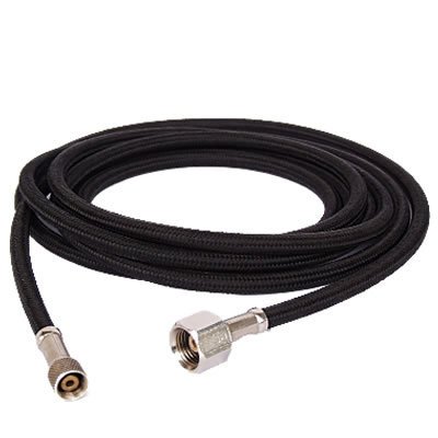 Childrens Toyshop  Third Party New : SprayMaster Braided Airbrush Hose - 3 Metres - 1/8" Bsp - 1/4" Bsp - AAA1004