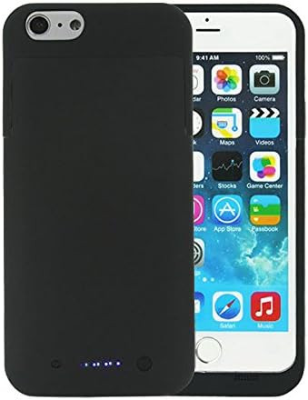 6800mAh/3800mAh Black Portable External Backup Battery Charger Power Bank Pack Case Cover for Apple iPhone 6 Plus 5.5/iPhone 6