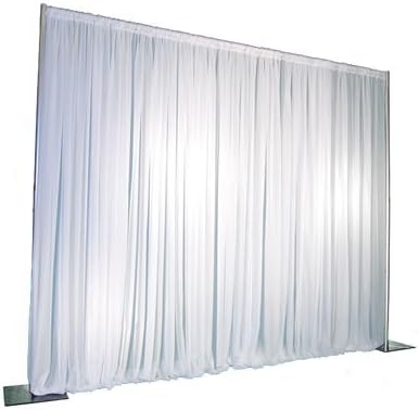 1-Panel Pipe and Drape Kit / Backdrop - 8 Feet Tall (Non Adjustable)