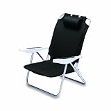 Picnic Time Monaco Folding Beach Chair (Black) Picnic Time Monaco Folding Beach Chair (Black)