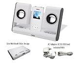 Naxa NX-3002 Portable Foldable Speaker System WHITE