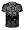 Hybrid Paintball 08 Conflict Men's T-shirt - Black Size: Medium