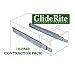 GlideRite 2270-ZC 22-inch 100 lb Full Extension Ball Bearing Drawer Slides with Over-travel (10 Pairs)