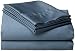 Wamsutta 525 Thread Count Pima Sateen Queen Fitted Sheet, Mirage Blue
