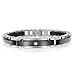 Men's Black and White Diamond Bracelet in title=