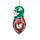 Michigan State Spartans NCAA Team Tackler Player Ornament (4.5 Caucasian)