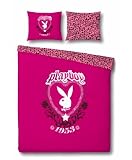 PLAYBOY Mikrofaser Wende-Bettwaesche Set VINTAGE 135x200