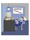 Deleting Spam Giclee Poster Print by Linda Braucht, 9x12