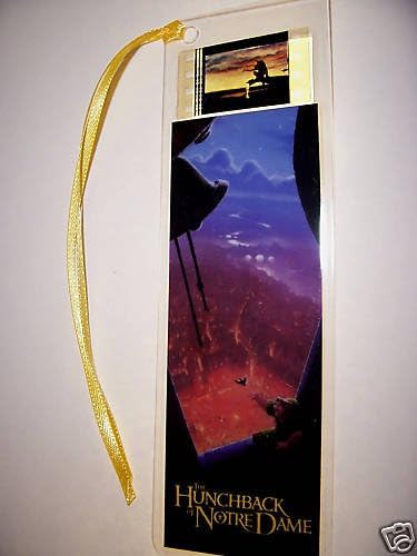 HUNCHBACK OF NOTRE DAME movie film cell bookmark memorabilia collectible disney animation
