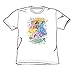 Search : The Justice League Super Adult S/S T-shirt in White by DC Comics
