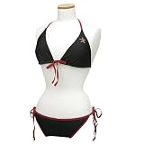 New York Yankees Women's 2-pc Triangle Bikini Set by G-III Sport - Navy Large