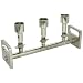 Whatman 10498761 3-Place Stainless Steel Vacuum Filter Manifold